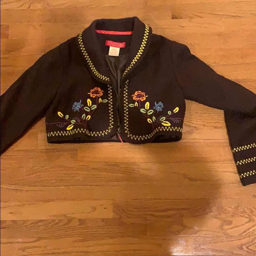 vintage cropped jacket